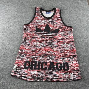 Adidas Chicago Bulls Jersey Adult XL Red Digital Camo #66 NBA Basketball Mens